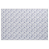 Tissu Coquillages bleus et blancs (Yard)