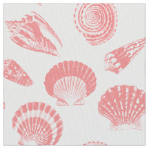 Coquillages - corail rose et blanc