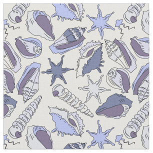 Tissu Coquillages de Lavendar