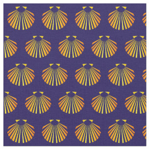 Tissu Coquille de coquille de Camino Pilgrims