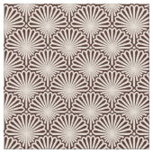 Tissu Coquilles de mer d'art déco (Fermer)