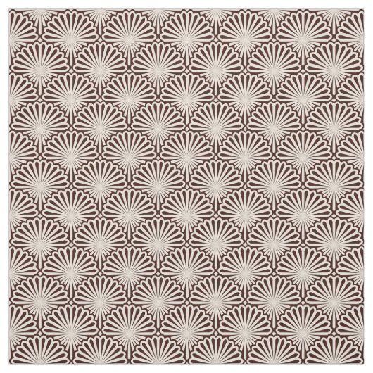 Tissu Coquilles de mer d'art déco (Échantillon)