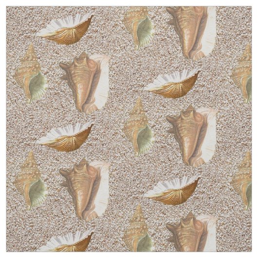 Tissu Coquilles de mer en sable (Échantillon)