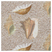 Tissu Coquilles de mer en sable (Détail)