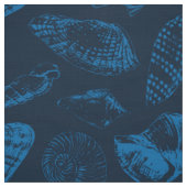 Tissu Coquilles marines tropicales (Échantillon)