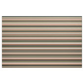 Tissu Corail, Beige, Olive foncé Vert & Noir Couleur (Fat Quarter)