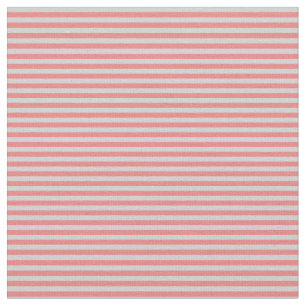 Tissu Corail clair et gris clair Motif des rayures