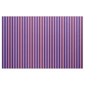 Tissu Corail clair et lignes bleues (Yard)