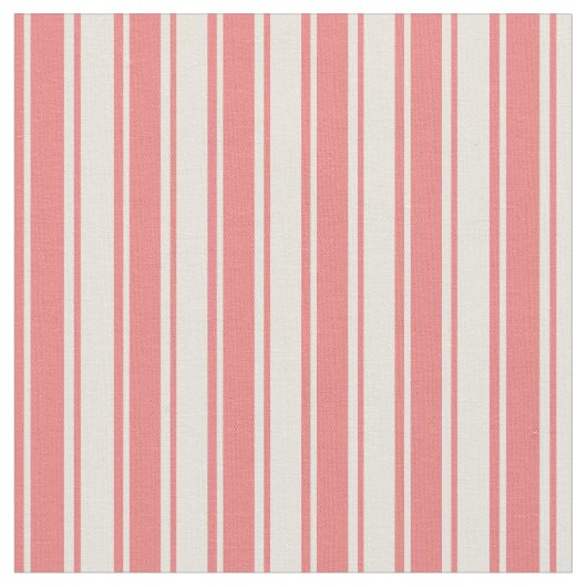 Tissu Corail clair et Motif beige (Fermer)