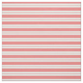 Tissu Corail clair et Motif blanc (Échantillon)
