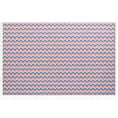 Tissu Corail clair, Marine, Blanc LG Chevron ZigZag Sz6 (Yard)