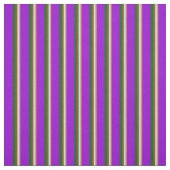 Tissu Corail clair, Turquoise, Brown, Vert & Violet fonc (Échantillon)