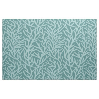 Tissu Corail De Mer Aqua Avec Océan Turquoise