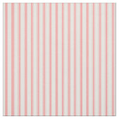 Tissu Corail et Blanc Classic Ticking Stripes (Échantillon)