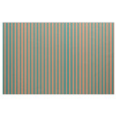 Tissu Corail et Motif Turquoise (Yard)
