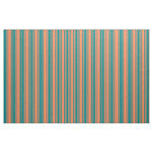Tissu Corail et Motif Turquoise (Fat Quarter)