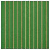 Tissu Corail et Motif vert foncé (Échantillon)