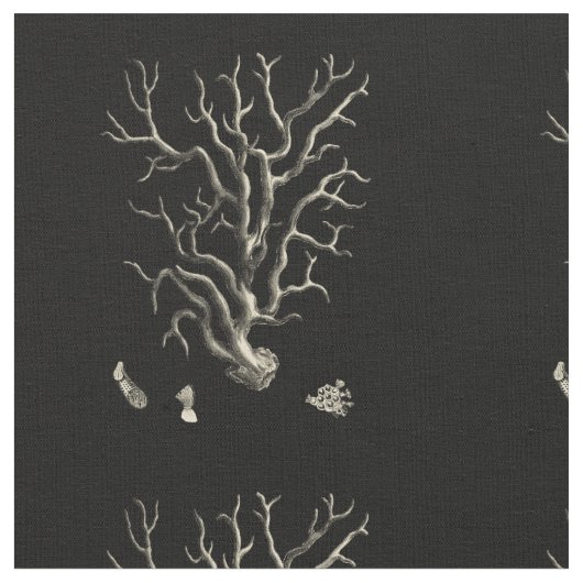 Tissu Corail noir et tan (Fermer)