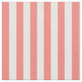Tissu Corail rose et blanc rayures (Fermer)