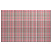 Tissu Corail rose, noir et blanc Plaid (Yard)