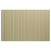 Tissu Corail, vert foncé et rayures blanches (Yard)
