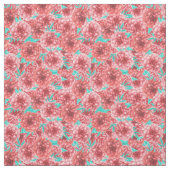 Tissu Coral Floral (Échantillon)