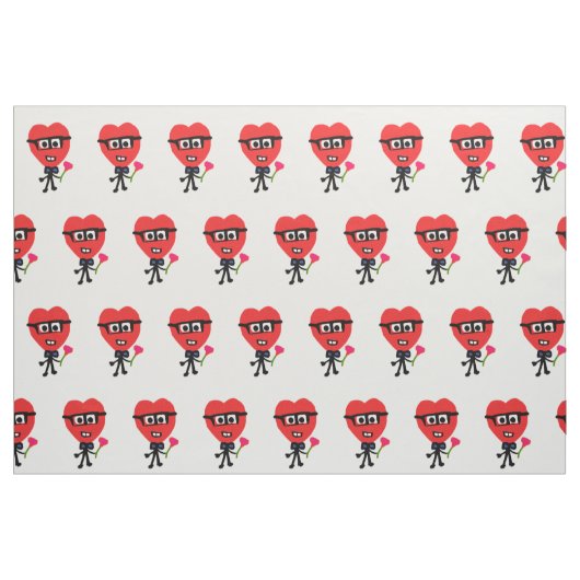 Tissu corazon enamorado (Fat Quarter)