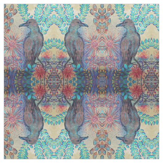 Tissu corbeau (Échantillon)