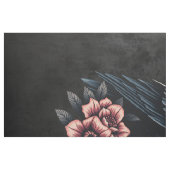 Tissu Corbeau noir (Fat Quarter)