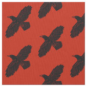 Tissu Corbeau rouge (fermé)