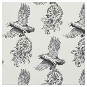 Tissu Corbeau transportant un attrapeur de drames