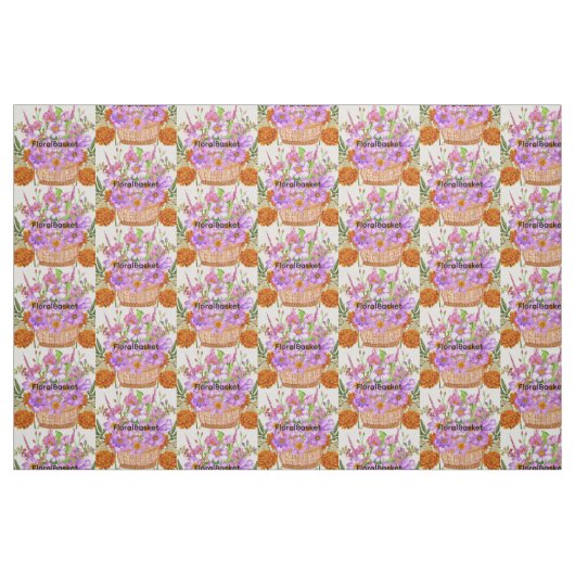 Tissu Corbeille Florale (Fat Quarter)