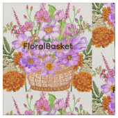 Tissu Corbeille Florale (Détail)