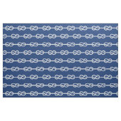 Tissu Corde nautique Navy et Blanc (Fat Quarter)