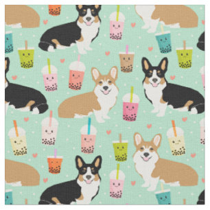 Tissu corgi boba