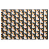 Tissu Corgis mignons par la cour (Fat Quarter)