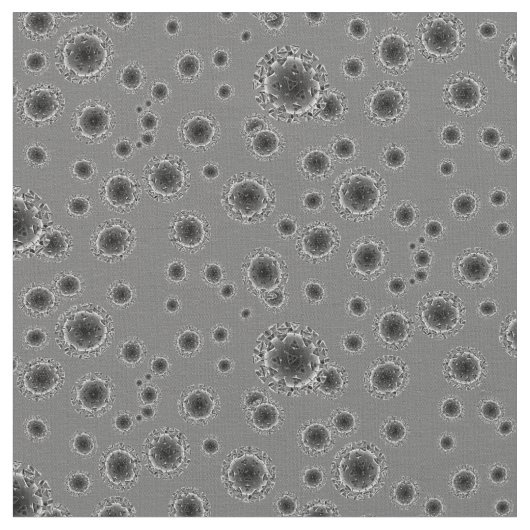 Tissu Coronavirus - Gris (Fermer)