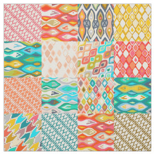 Tissu Corrections d'ikat d'été indien de la Saint-Martin