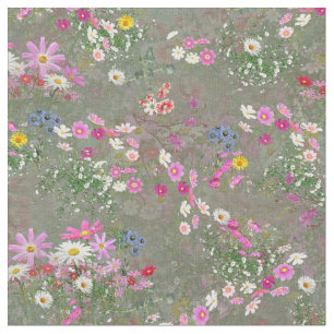 Tissu Cosmos Wilderness Wild Flowers