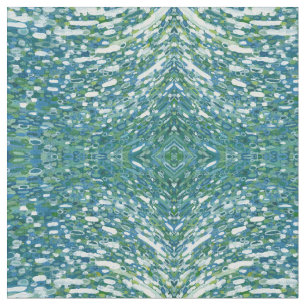 Tissu côtier nautique de vert et blanc bleu