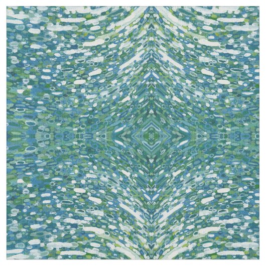 Tissu côtier nautique de vert et blanc bleu (Fermer)
