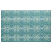 Tissu côtier nautique de vert et blanc bleu (Fat Quarter)