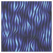Tissu Coton bleu Tiger Stripes (Fermer)