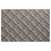 Tissu Coton en bois et graffiti (Fat Quarter)
