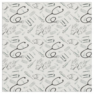 Tissu coton Stethoscope Médicale