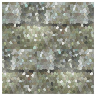Tissu Coton vert en verre souillé de nuances
