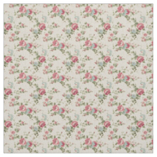 Tissu Cottage Rose Shabby Élégance chic