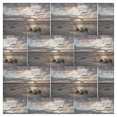 Tissu Coucher de soleil sur la plage (Échantillon)