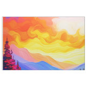 Tissu Coucher de soleil sur le lac (Fat Quarter)