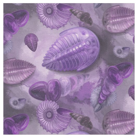 Tissu Couches Fossiles - Texture de pierre - (violet) (Fermer)